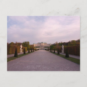 Postcard Belvedere Gardens Palace Wien, Österrike Vykort