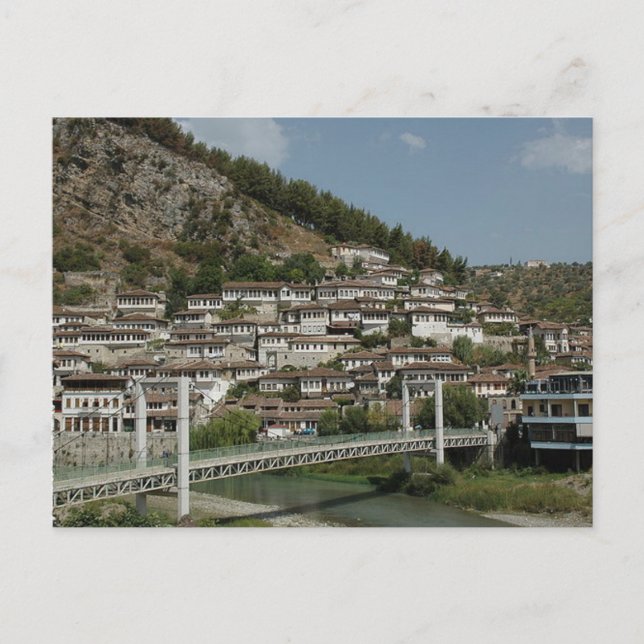 Postcard BeratBron, Albanien Vykort (Framsida)