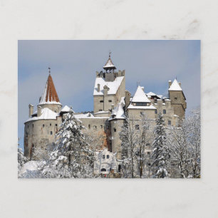 Postcard Bran Castle, Transylvania, Rumänien Vykort