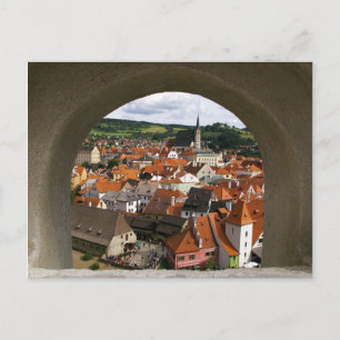 Postcard Cesky Krumlov, Tjeckien Vykort