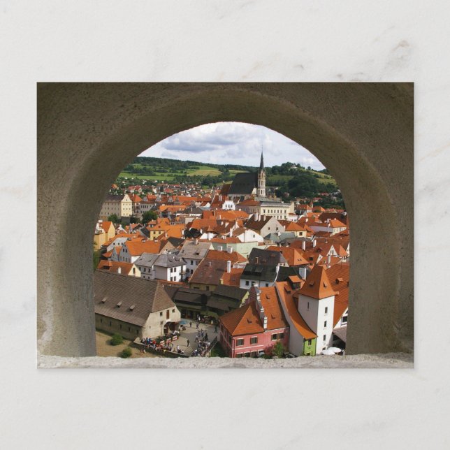 Postcard Cesky Krumlov, Tjeckien Vykort (Framsida)