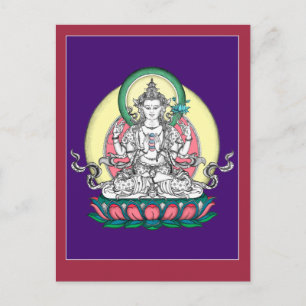POSTCARD Chenrezig / Avalokiteshvara Vykort