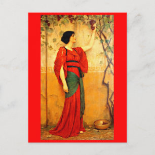 Postcard-Classic/vintage-John William Godward 3 Vykort