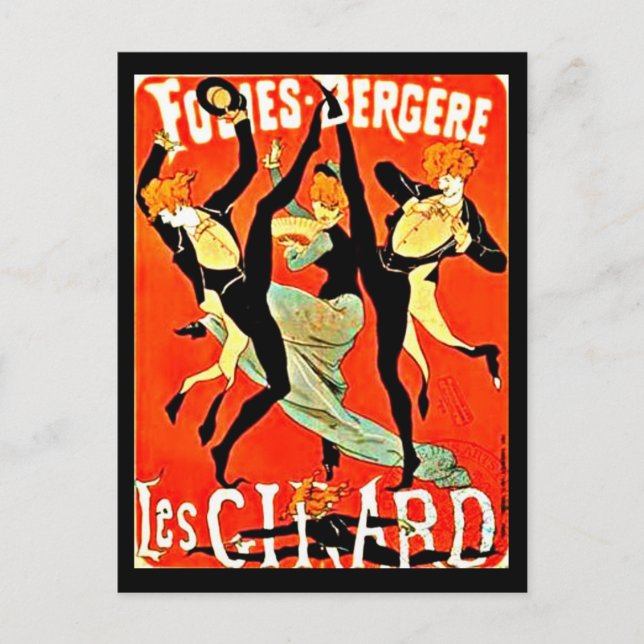 Postcard-Classic/Vintage-Jules Chéret 17 Vykort (Framsida)