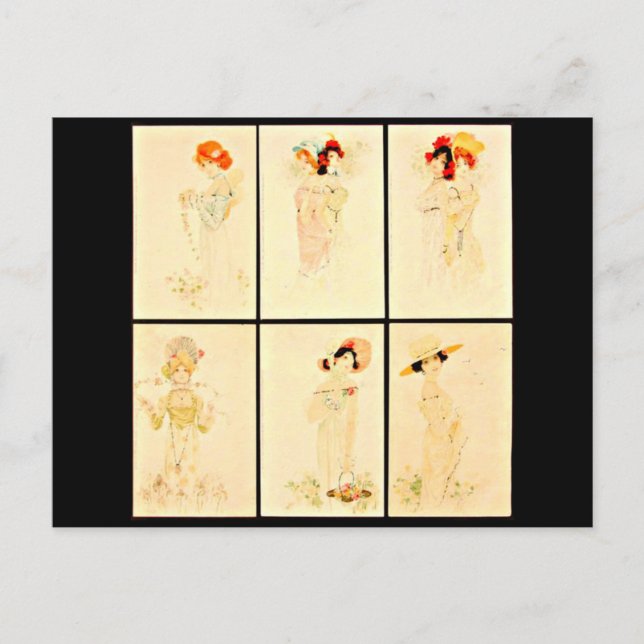 Postcard-Classic/Vintage-Raphael Kirchner 30 Vykort (Framsida)