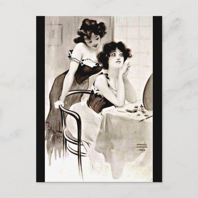 Postcard-Classic/Vintage-Raphael Kirchner 37 Vykort (Framsida)