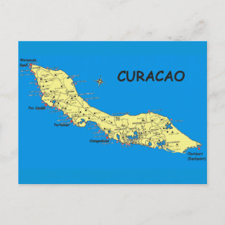 Postcard Curacao Island i Sol Vykort