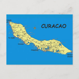 Postcard Curacao Island i Sol Vykort