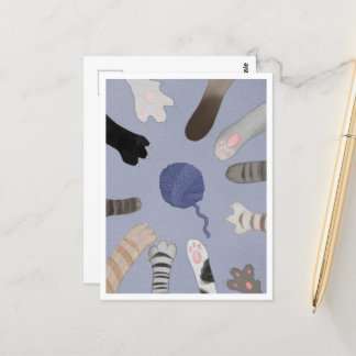 Postcard - Cute Paws Vykort