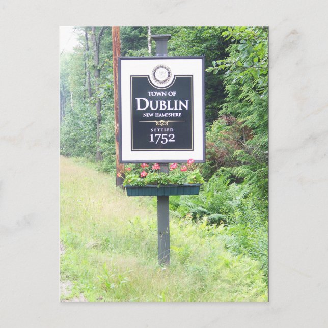 Postcard Dublin, New Hampshire Vykort (Framsida)