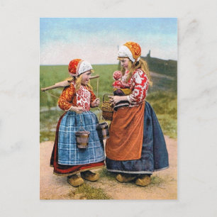 POSTCARD Dutch Sisters kan inte vänta på Party!!! Vykort