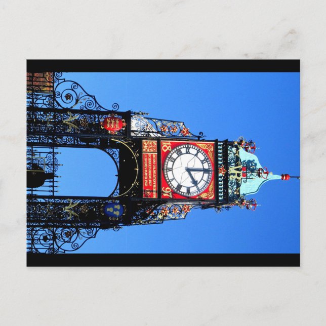 POSTCARD - EASTGATE CLOCK, CHESTER VYKORT (Framsida)