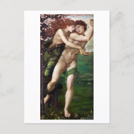 POSTCARD : ED. BURNE - JONES : PHYLLIS + DEMOFOON VYKORT
