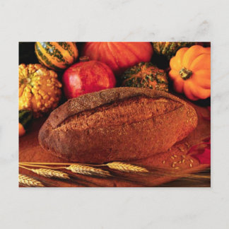 POSTCARD FALL BREAD VISNING VYKORT