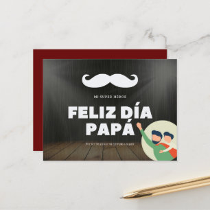 Postcard feliz día del padre vykort