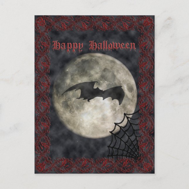 PostCard för happy halloween Vykort (Framsida)