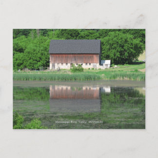 Postcard för Mississippi River Valley Vykort