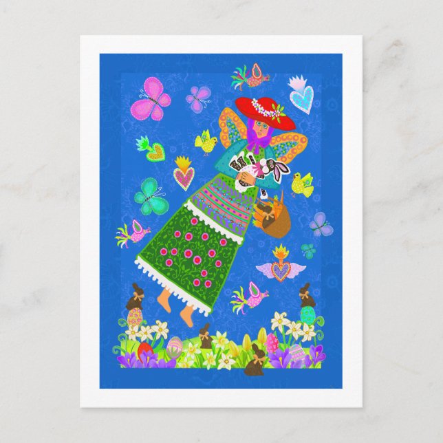 PostCard för Påsk Parad Vykort (Framsida)