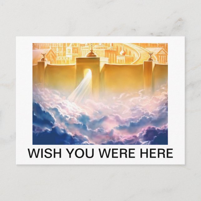 POSTCARD FRÅN HEAVEN VYKORT (Framsida)