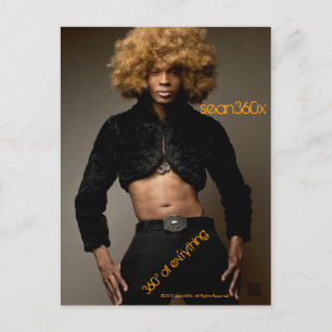 POSTCard GLAM GULD Vykort