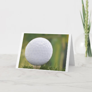postcard golf ball kort