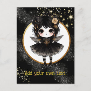 POSTCARD Goth Girls Kawaii Chibi Cute Anpassning Vykort