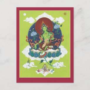 POSTCARD Grönt Tara Vykort