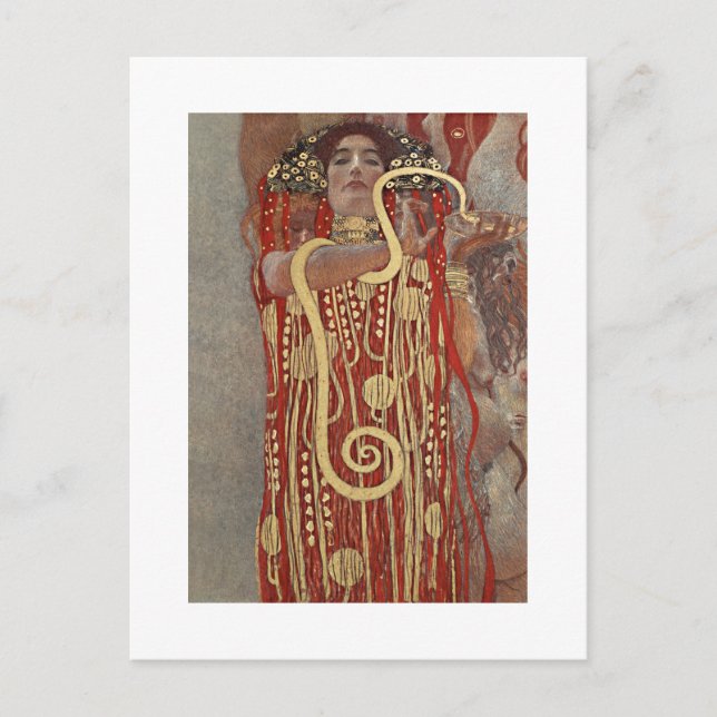 POSTCARD : GUSTAV KLIMT : HYGIEIA : 1907 VYKORT (Framsida)