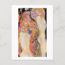 POSTCARD : GUSTAV KLIMT : VATTEN SERPENS II VYKORT