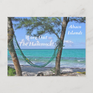 POSTCARD, ’HAMMOCK/ABACO ISLANDS/BAHAMAS’ VYKORT