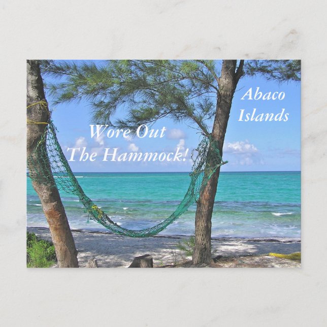 POSTCARD, ’HAMMOCK/ABACO ISLANDS/BAHAMAS’ VYKORT (Framsida)
