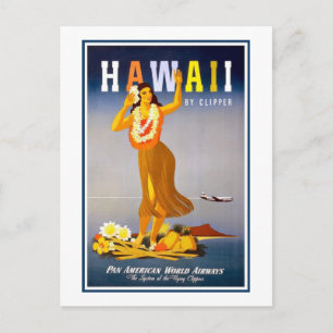 Postcard-Hawaii-Vintage Vykort