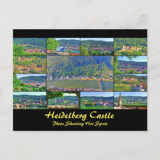 PostCard Heidelberg Castle Photo Shooting HotSpots Vykort