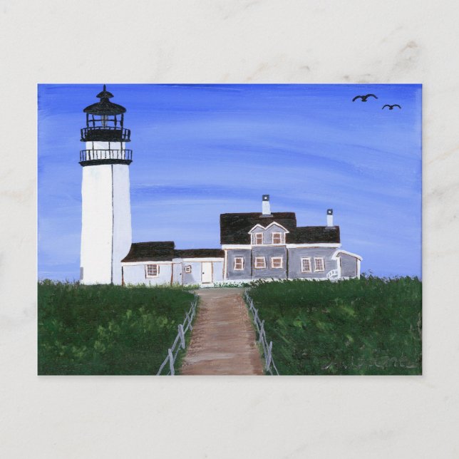 Postcard, Highland Light by M. Laplante Vykort (Framsida)