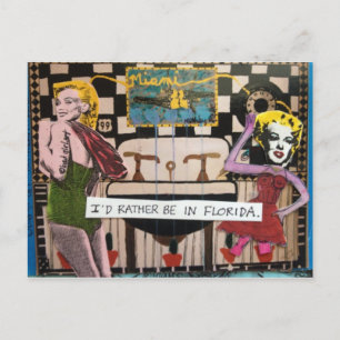 POSTCARD-I SKULLE SNARARE VARA I FLORIDA VYKORT