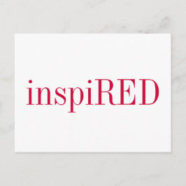 POSTCARD - inspiRED Vykort