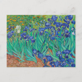 POSTCARD "IRISES 1889" AV VINCENT Van Gogh Vykort