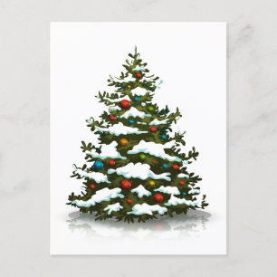 POSTCARD: JULGRAN VYKORT