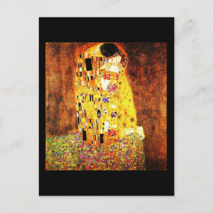 Postcard-Kärlek Art-Klimt-Kiss Vykort