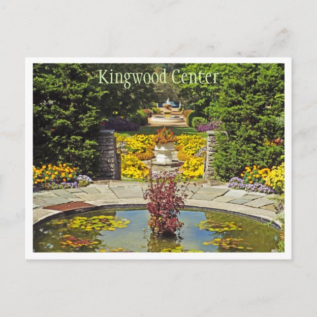POSTCARD, ’KINGWOOD GARDENS/ HAVET AV GULD’/MARIGO VYKORT (Framsida)