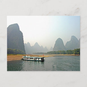 Postcard Li River. Guilin, China Vykort