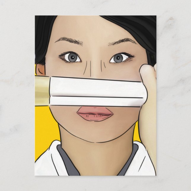 Postcard Lucy Lu Kill Bill Vykort (Framsida)