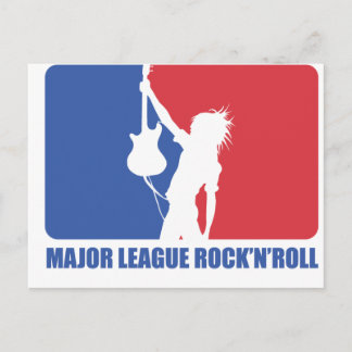POSTCARD - MAJOR LEAGUE STEN'N'ROLL VYKORT