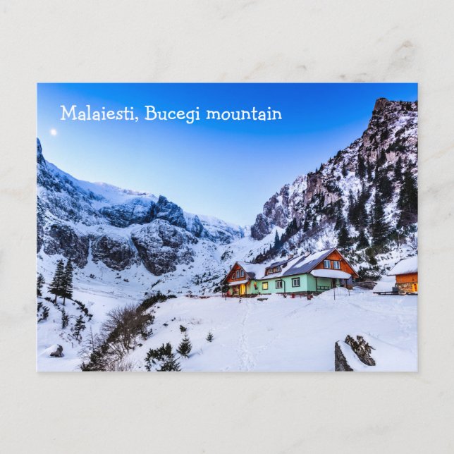 Postcard Malaiesti, Rumänien i Bucegi Vykort (Framsida)