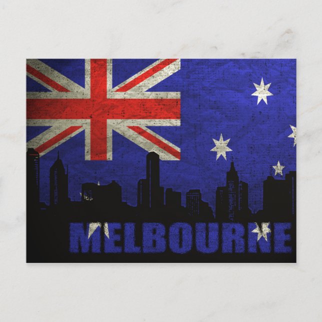 Postcard Melbourne Vykort (Framsida)