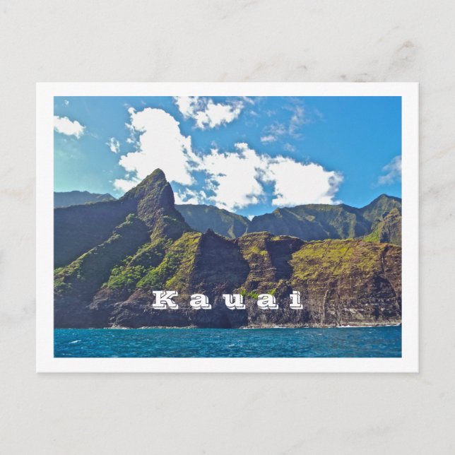 POSTCARD/NAPALI KUSTEN/KAUAI,HAWAII VYKORT (Framsida)
