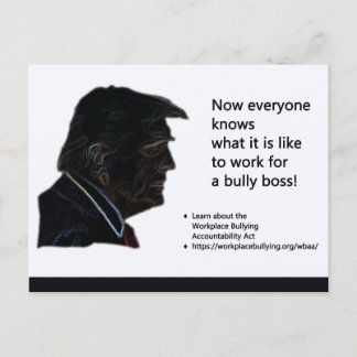Postcard-Narcissistic Boss Postcard Vykort