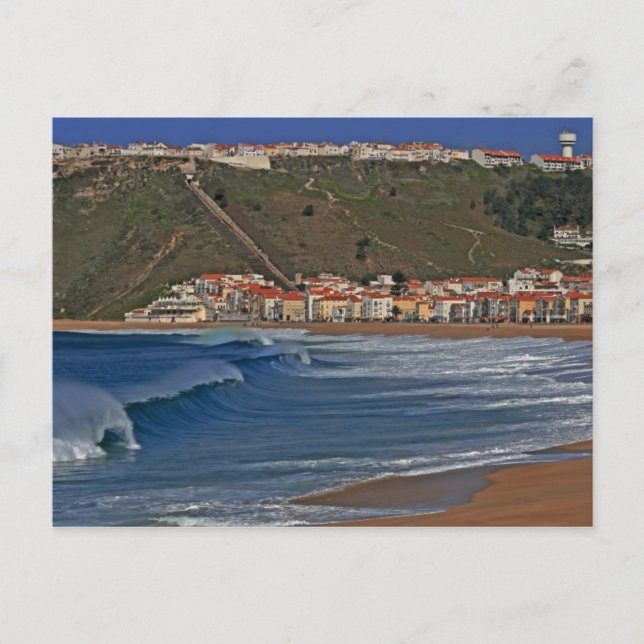 Postcard Nazare, Leiria, Portugal Vykort (Framsida)