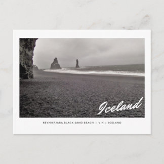 Postcard of Reynisfjara Black Sand Beach, Iceland Vykort