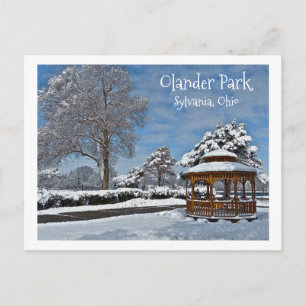 POSTCARD, OLANDER PARK-WINTER WONDERLAND VYKORT
